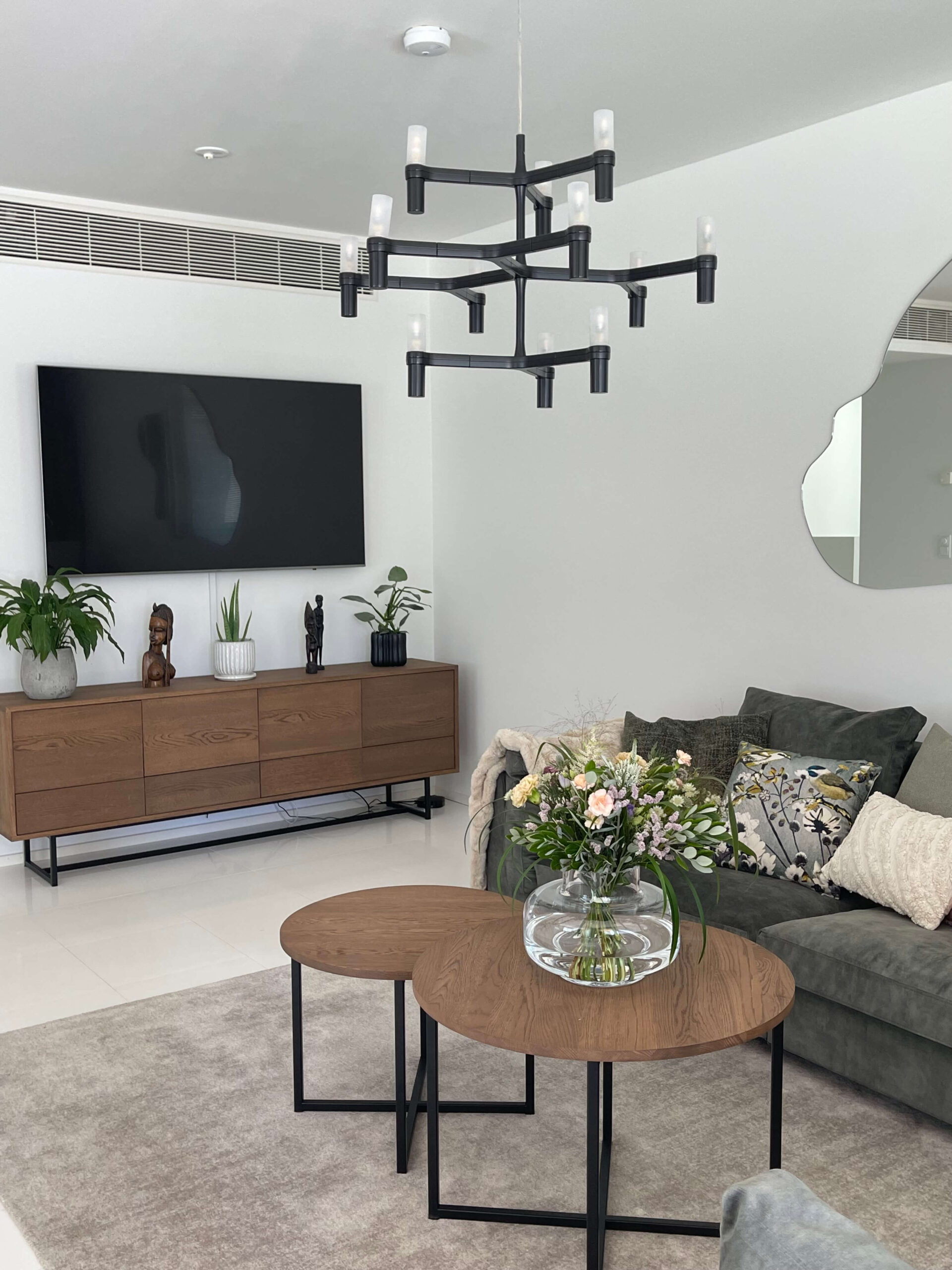 sisustussuunnittelua olohuoneeseen